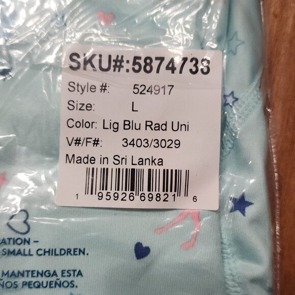 Lands End - Girls Thermal Base Layer Pajamas Shirt & Pants Size Large NWT - Picture 6 of 8